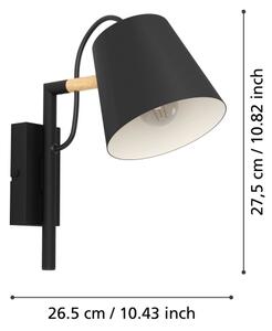 Eglo 43735 - Nástenná lampa LACEY 1xE14/40W/230V
