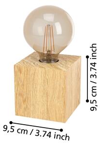 Eglo 43733 - Stolná lampa PRESTWICK 1xE27/40W/230V béžová