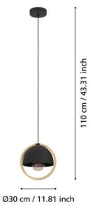 Eglo 43755 - Luster na lanku CALLOW 1xE27/40W/230V