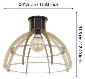Eglo 43766 - Stropné svietidlo STILLINGTON 1xE27/40W/230V zlatá