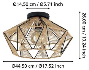 Eglo 43775 - Stropné svietidlo ADWICKLE 1xE27/40W/230V