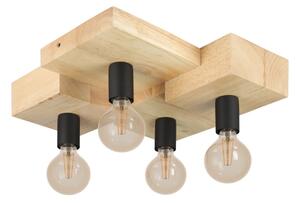 Eglo 43798 - Stropné svietidlo HALKIN 4xE27/40W/230V