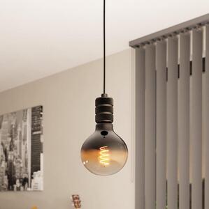 Eglo 43801 - Luster na lanku YORTH 1xE27/40W/230V čierna