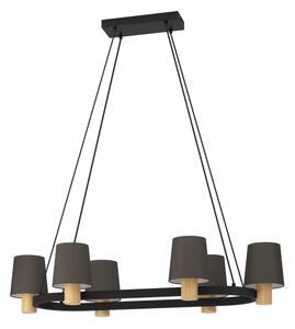 Eglo 43782 - Luster na lanku EDALE 6xE27/40W/230V