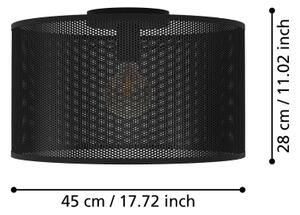 Eglo 43794 - Stropné svietidlo MANBY 1xE27/40W/230V