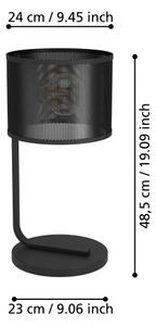 Eglo 43797 - Stolná lampa MANBY 1xE27/40W/230V