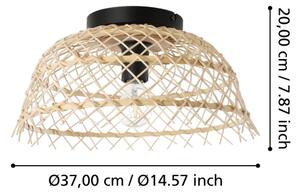 Eglo 43831 - Stropné svietidlo AUSNBY 1xE27/40W/230V