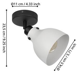 Eglo 43827 - Bodové svietidlo MATLOCK 1xE27/40W/230V