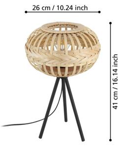 Eglo 43865 - Stolná lampa AMSFIELD 1xE27/40W/230V