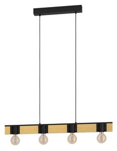Eglo 43902 - Luster na lanku BAILRIGG 4xE27/40W/230V