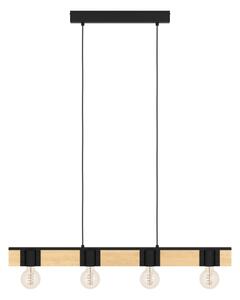 Eglo 43902 - Luster na lanku BAILRIGG 4xE27/40W/230V