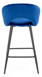 HALMAR Barová stolička Ivy6 tmavomodrá