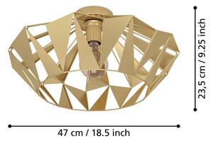 Eglo 43908 - Stropné svietidlo CARLTON 1xE27/60W/230V
