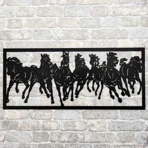 DUBLEZ | Drevený obraz na stenu - Cválajúce kone