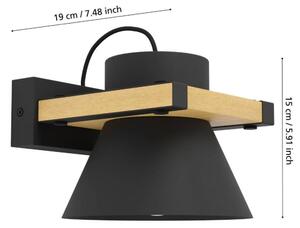 Eglo 43958 - Nástenné svietidlo MACCLES 1xE27/15W/230V