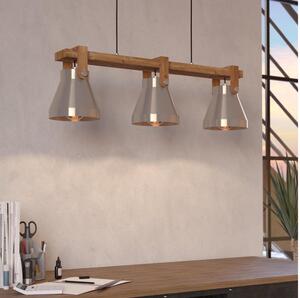 Eglo 43952 - Luster na lanku CAWTON 3xE27/40W/230V