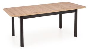 Jedálenský stôl FLURAOST dub artisan/čierna