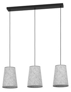 Eglo 43985 - Luster na lanku ALSAGER 3xE27/40W/230V šedá