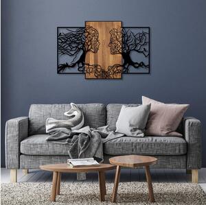 Asir Nástenná dekorácia 125x79 cm stromy života drevo/kov AS1725 + záruka 3 roky zadarmo