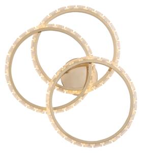 JUST LIGHT. 14734-60 - LED Stropné svietidlo GLITRA LED/37W/230V pr. 50 cm zlaté