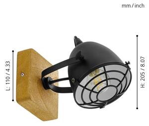 Eglo 44091 - Bodové svietidlo GATEBECK 1xE14/40W/230V