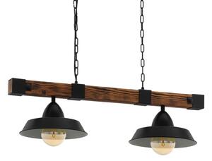 Eglo 44085 - Luster na reťazi OLDBURY 2xE27/60W/230V