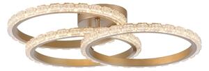 JUST LIGHT. 14734-60 - LED Stropné svietidlo GLITRA LED/37W/230V pr. 50 cm zlaté