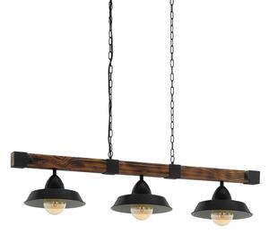 Eglo 49685 - Luster na reťazi OLDBURY 3xE27/60W/230V