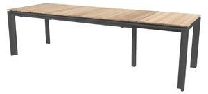 Optimum Teak rozťahovací jedálenský stôl antracit 220-340 cm