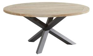Lourve jedálenský stôl sivý 160 cm