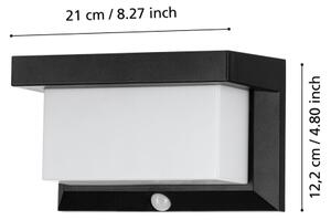 Eglo 48968- LED Solárne nástenné svietidlo so senzorom UTRERA LED/3,84W/3,7V IP44