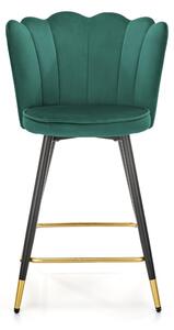 Barová stolička SCH-106 tmavozelená