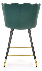 Barová stolička SCH-106 tmavozelená