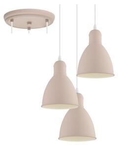 EGLO 49084 - Luster na lanku PRIDDY-P 3xE27/60W/230V