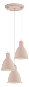 EGLO 49084 - Luster na lanku PRIDDY-P 3xE27/60W/230V