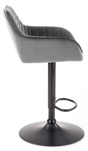 Barová stolička SCH-103 sivá/čierna