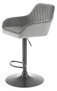 Barová stolička SCH-103 sivá/čierna