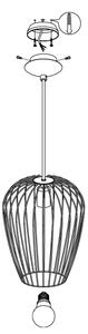 Eglo 49472 - Luster NEWTOWN 1xE27/60W/230V