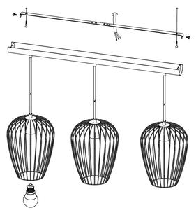 Eglo 49478 - Luster NEWTOWN 3xE27/60W/230V
