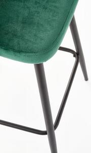 HALMAR Barová stolička Ivy6 tmavozelená