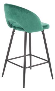 HALMAR Barová stolička Ivy6 tmavozelená