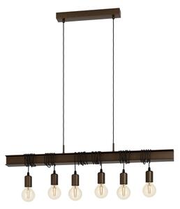 Eglo 49859 - Luster na lanku TOWNSHEND 4 6xE27/60W/230V