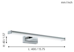 Eglo 74051 - LED Kúpeľňové osvetlenie zrkadla GALENZANA LED/7,4W/230V IP44 chróm