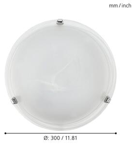 Eglo 7186 - Stropné svietidlo SALOME 1xE27/60W/230V alabastrové sklo