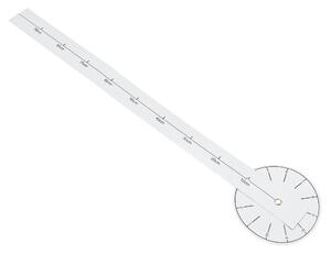 IKO Nástenné hodiny veľké 80-120cm – strieborné 4 číslice