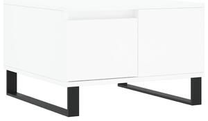 Konferenčný stolík biely 55x55x36,5 cm spracované drevo