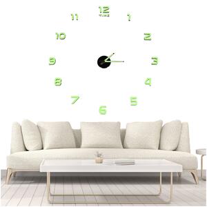 IKO Veľké fluorescenčné nástenné hodiny - 50-60cm