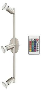 Eglo 75385 - LED RGB Stmievateľné bodové svietidlo BUZZ-C 3xGU10/4W/230V