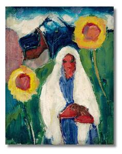 Obraz Zolo Palugyay - Žena medzi slnečnicami - L (70x50cm) 69€