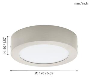 Eglo 94523 - LED stropné svietidlo FUEVA 1 LED/10,9W/230V